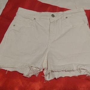 Express white shorts